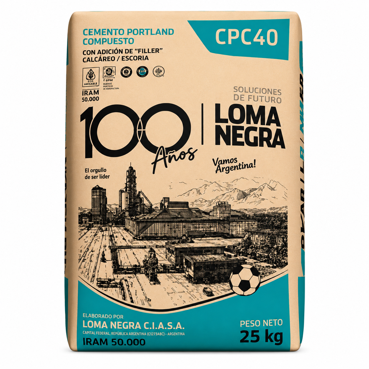 Cemento loma negra cpc40